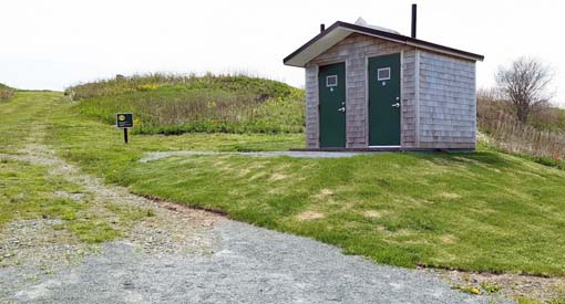 Washrooms at Georges Island