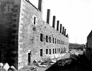 Historic photo of Halifax Citadel in disrepair, 1950