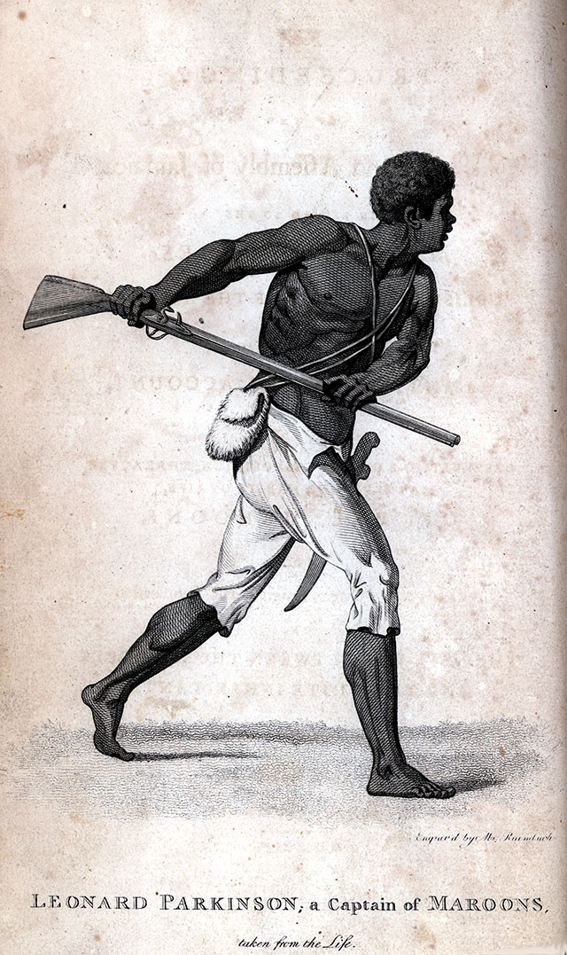 A drawing of Leonard Parkinson