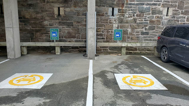 Electric vehicle charging stations