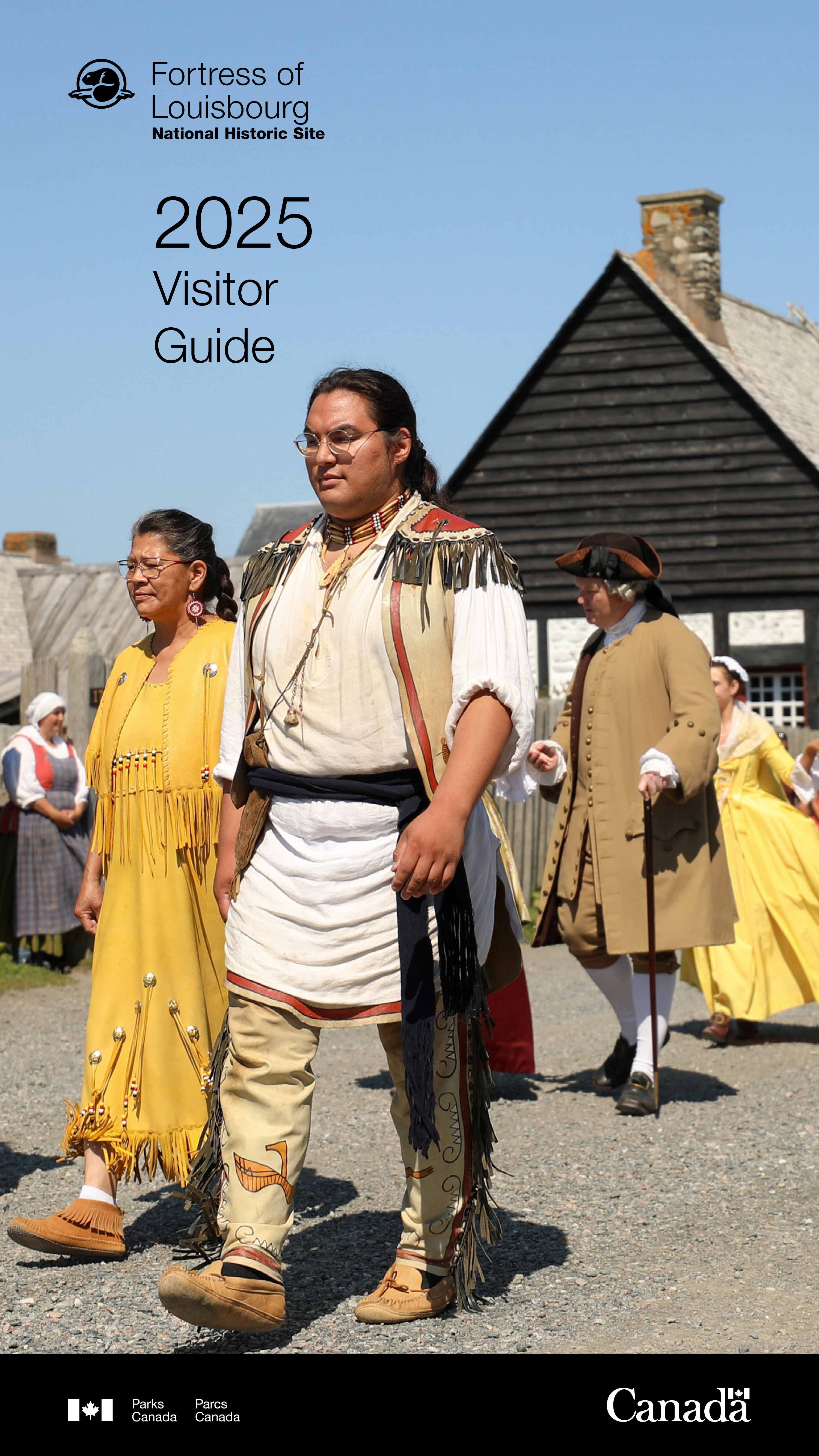 Cover of the Fortress of Louisbourg National Historic Site visitor guide 2025