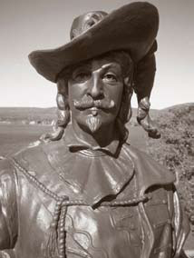 Bust of Pierre Dugua, Sieur de Mons 