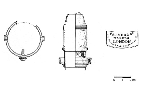 a candle lamp sketch