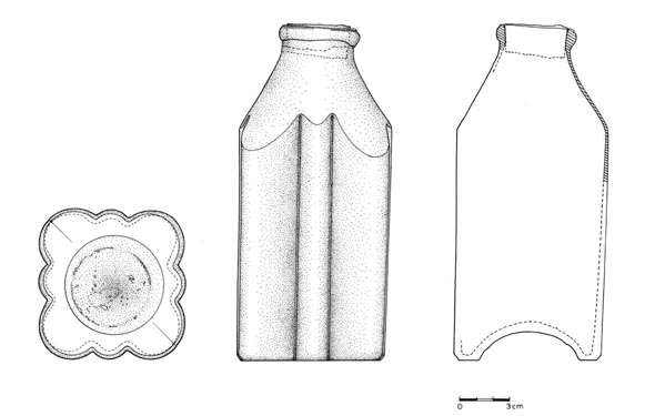 A Square bottle 