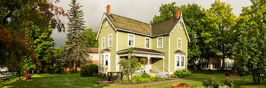 View of the historic Bethune Memorial House