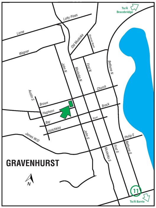Map 1: Regional Setting - Gravenhurst