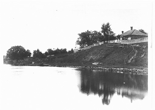 La maison du maître éclusier Clowes en l'an 1891