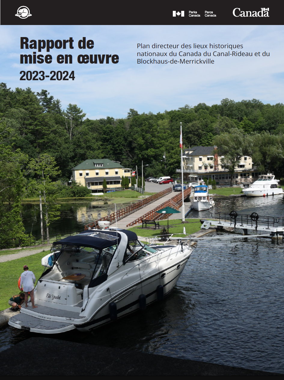 Page couverture de la Rapport de mise en œuvre 2023-2024