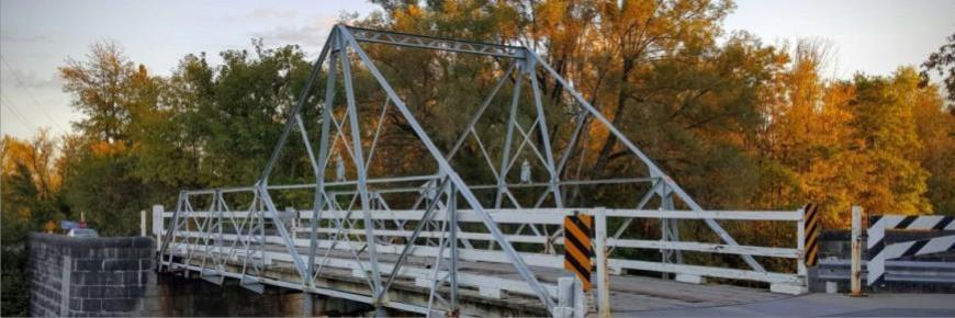 Image of Burrtiss Rapids Swing Bridge