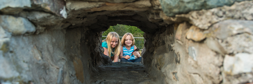 Blockhouse Chimney, Ruins of Old Fort St. Joseph, Fort St. Joseph National Historic Site 