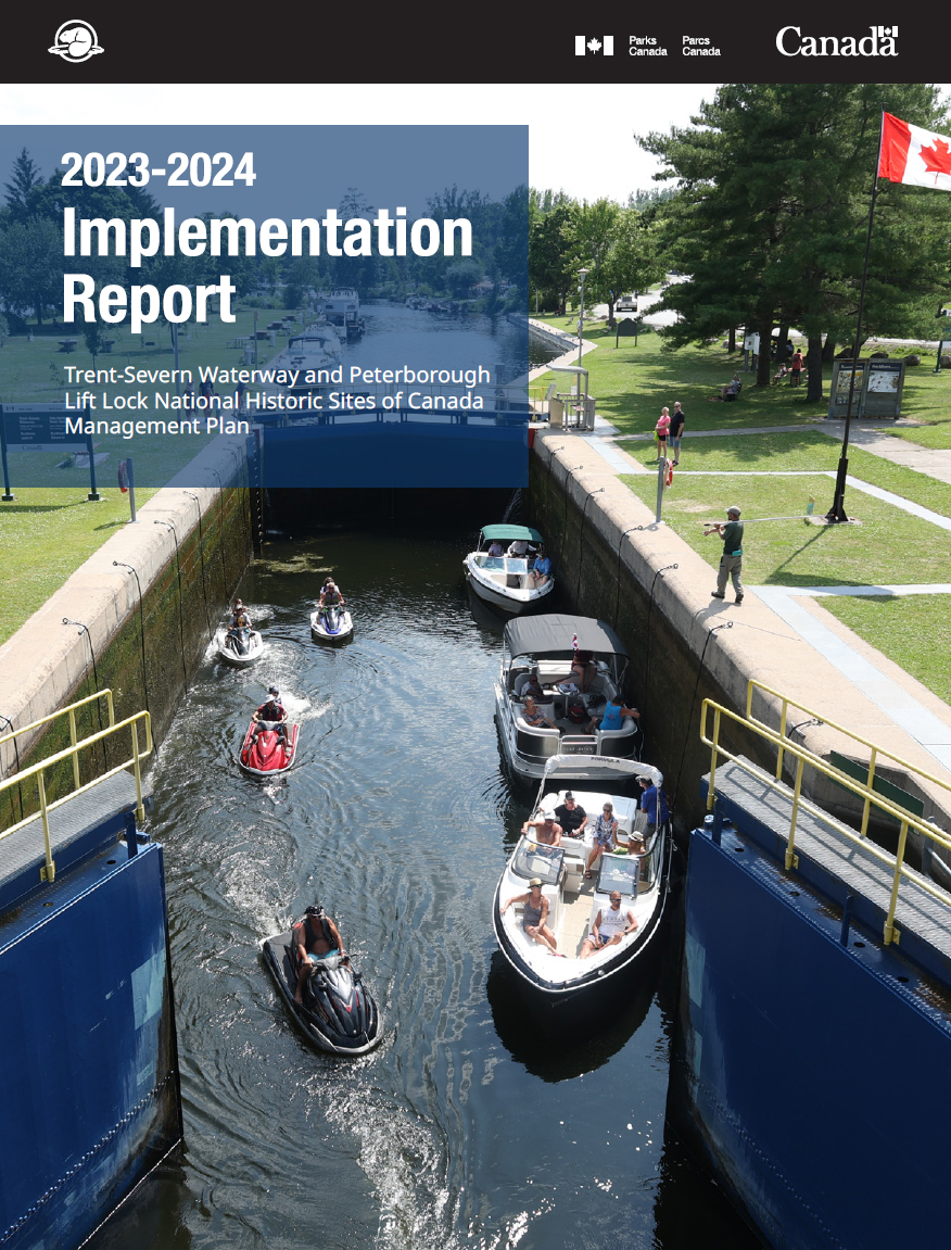Cover page of the Management Plan Implementation Report 2023-2024