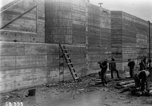 Construction of the Talbot lockstation
