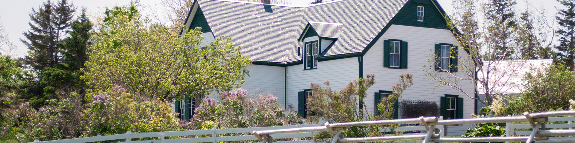 A view of Green Gables house