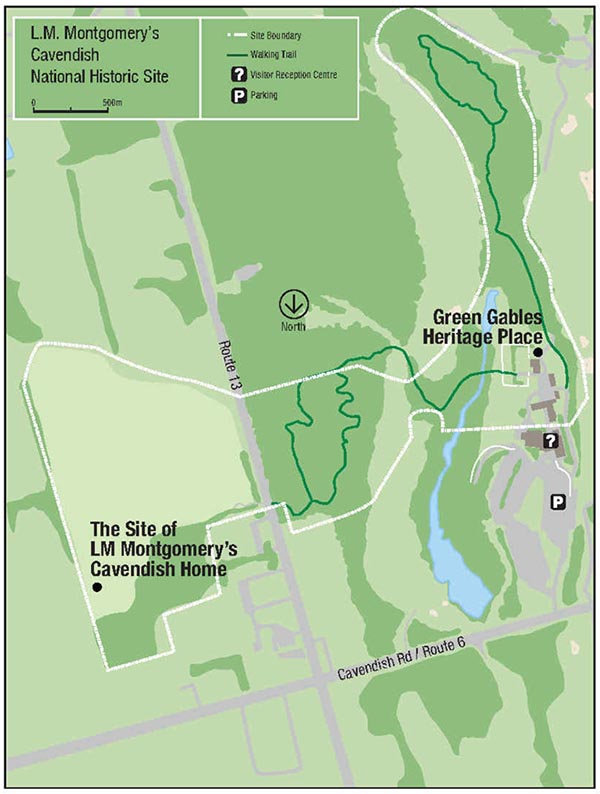  Map 1: L.M. Montgomery’s Cavendish National Historic Site 