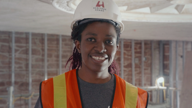 Ekua Quainoo, project coordinator for Heritage Grade