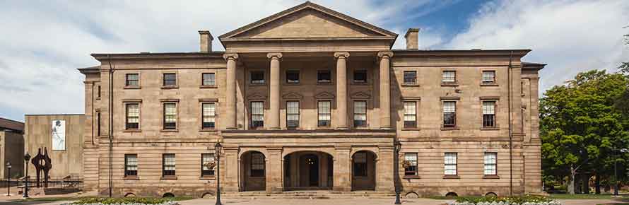 Panoramic image of Province House on a sunny day, 