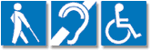 Universal access symbols