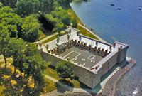 Aerial view of Fort Chambly