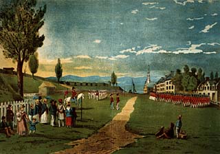 View of the Esplanade in 1832 by R.A. Sproule