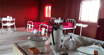 Red room in the lazaretto