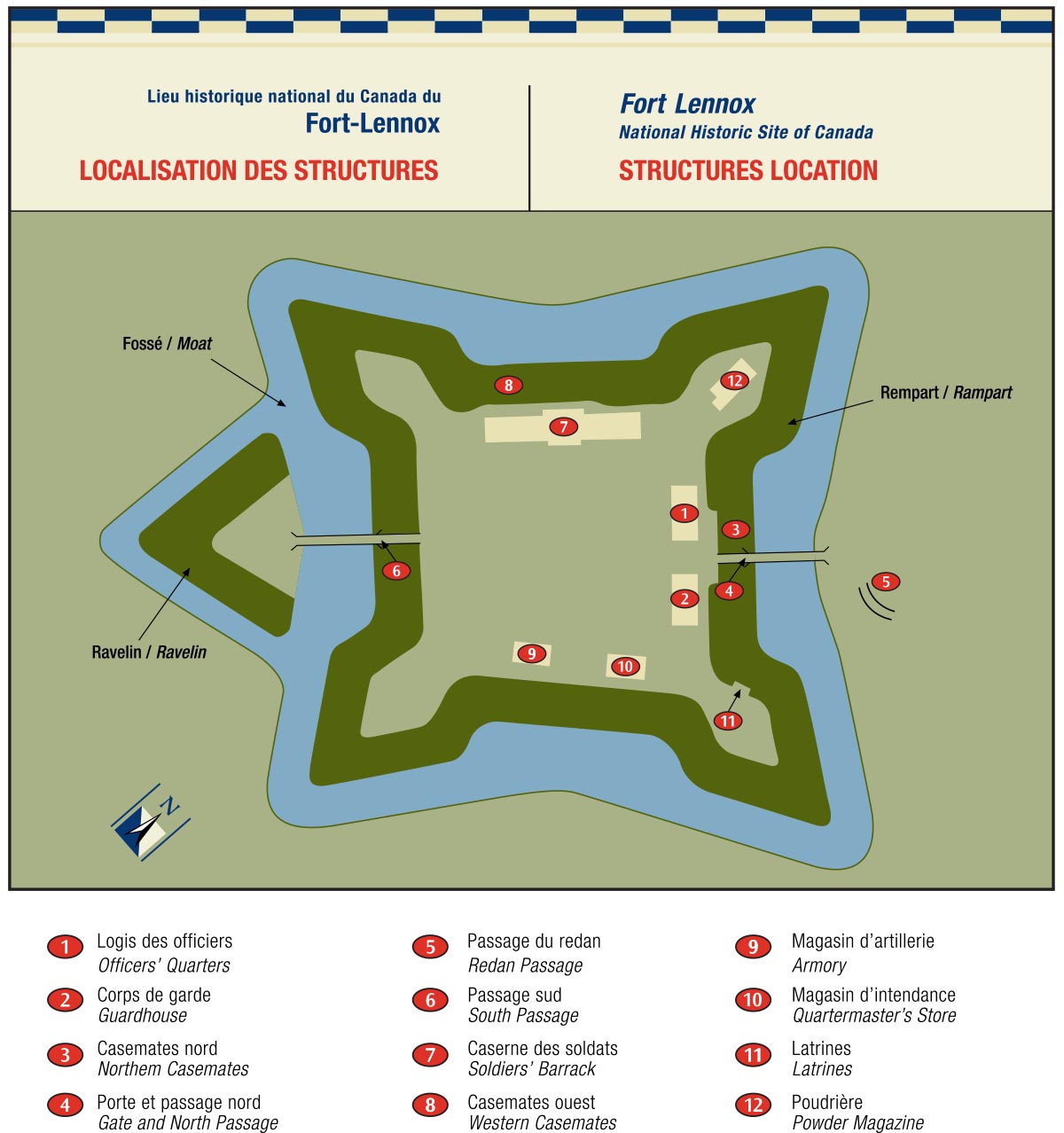 Map 3: Structures location