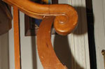 A banister in the upper floors.