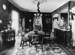 Dining room in 1886