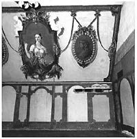 Fresco-style painting in the studio of Napoléon Bourassa