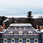 Aerial view of the Manoir Papineau roof