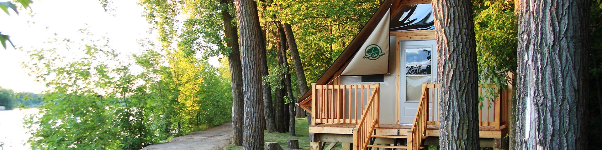 Ready to camp accomodations in St-Ours