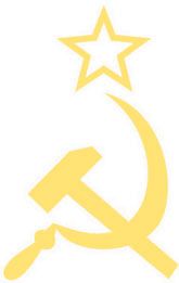 The Soviet hammer and sickle