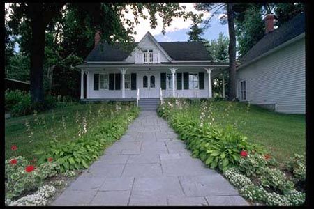 The St. Laurent house front view