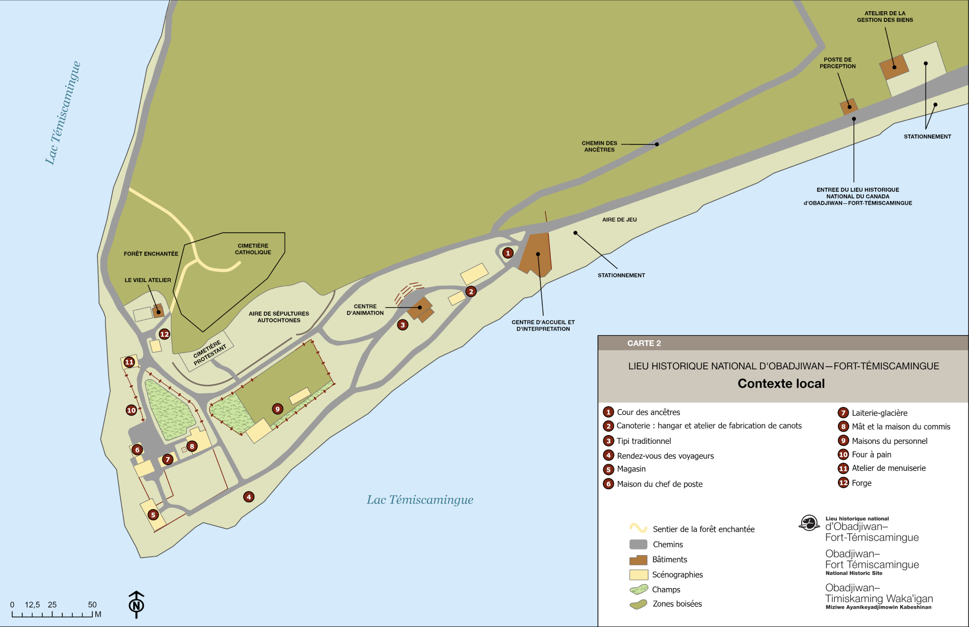 Carte 2: Contexte local, version textuelle suit.