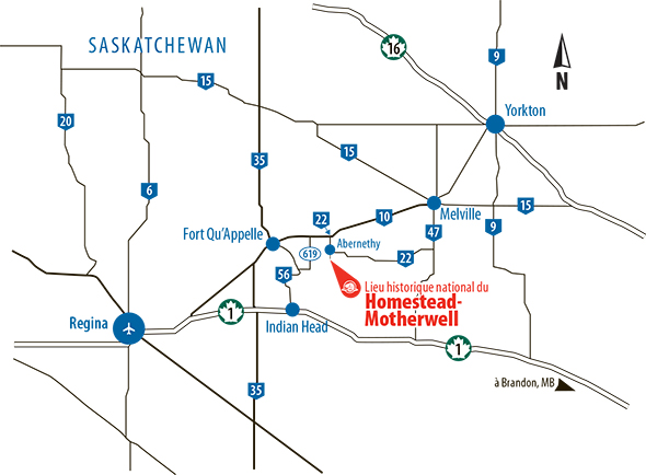 Carte de l'emplacement du site