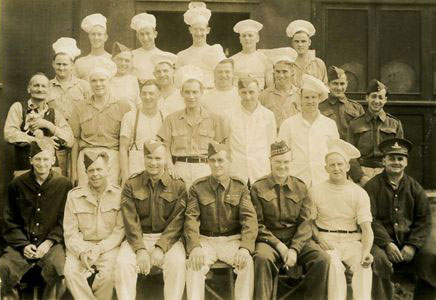 Group photo of cooks, Fort Rodd Hill National Historic Site