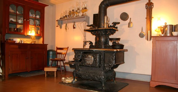 Woodstove at Woodside