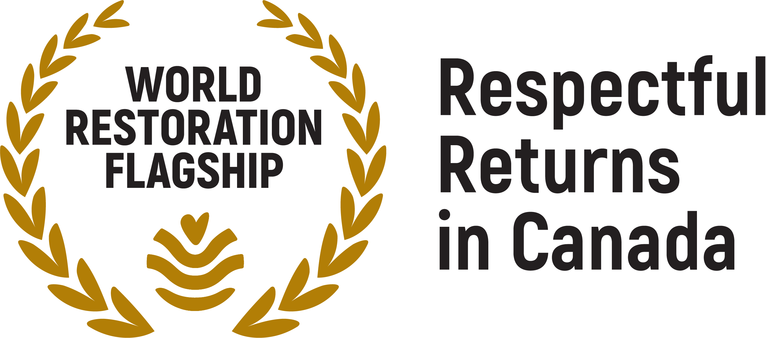 Logo for world restoration flagship.