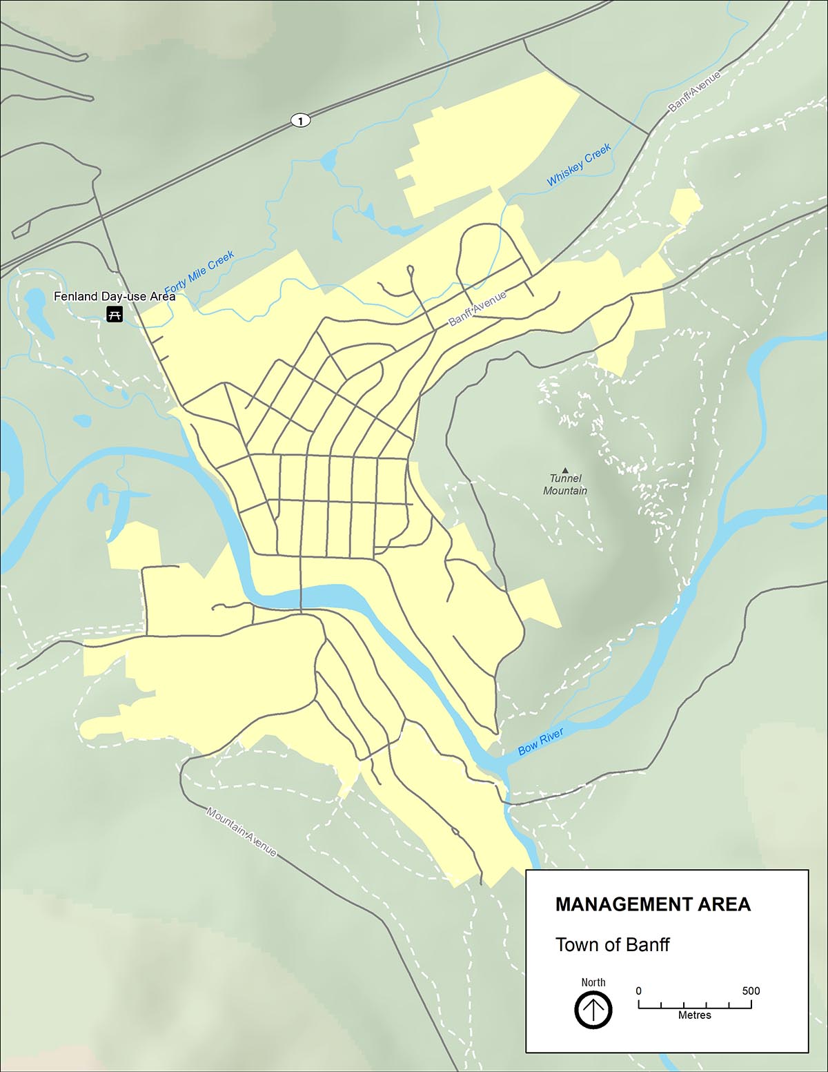  Map 3: Town of Banff