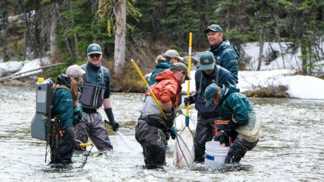 Parcs Canada sac à dos de pêche électrique de l’équipe aquatique