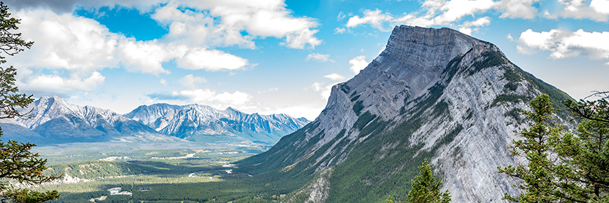 View of Mount Rundle from the Tunnel Mountain view point