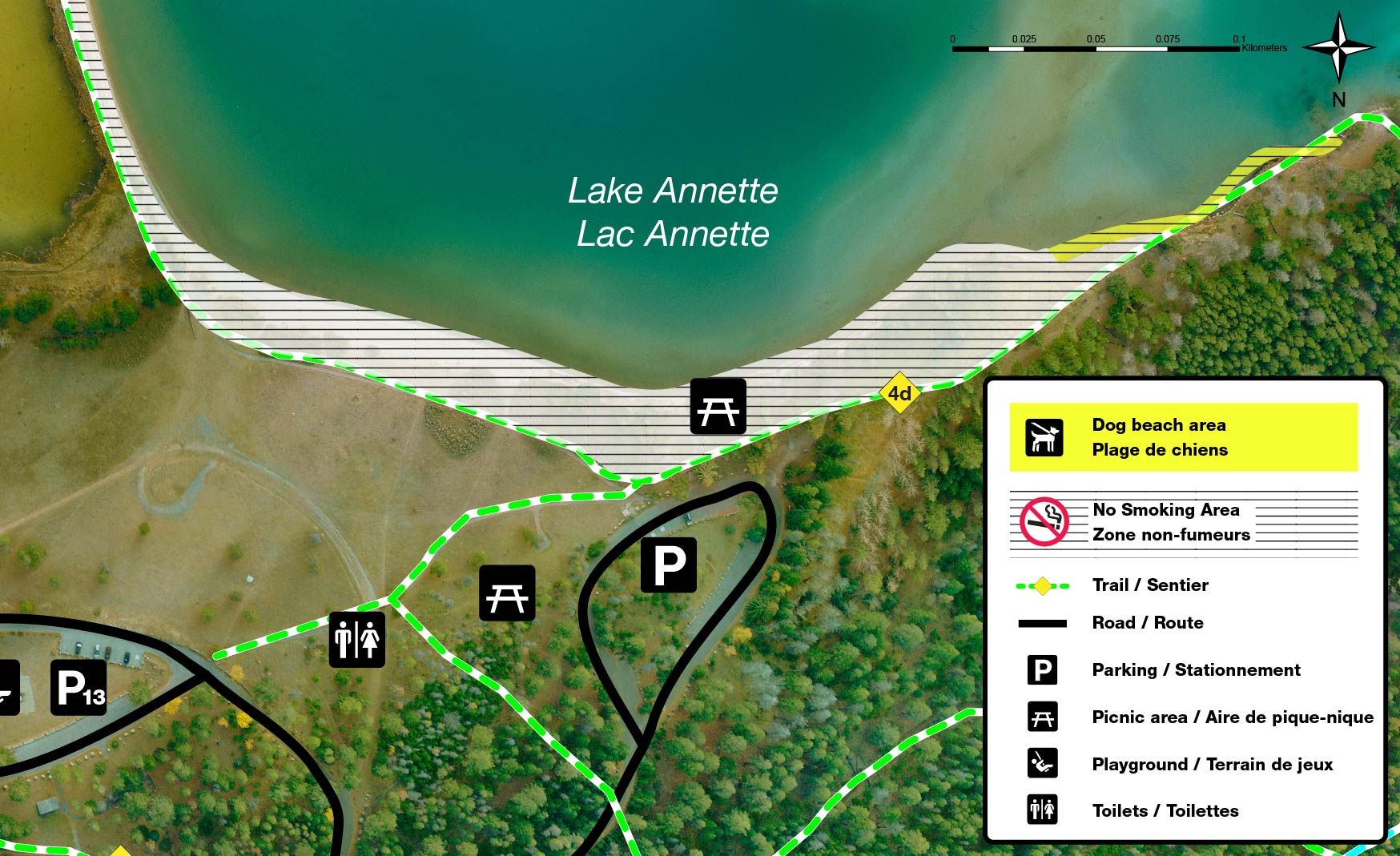 Lake Annette Main beach