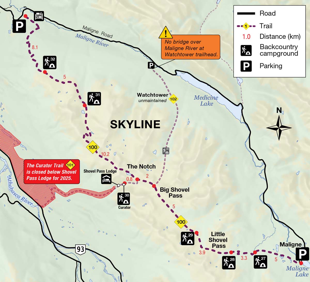 Trail map