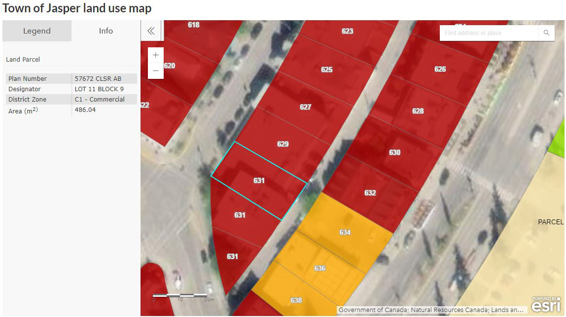 Land use map