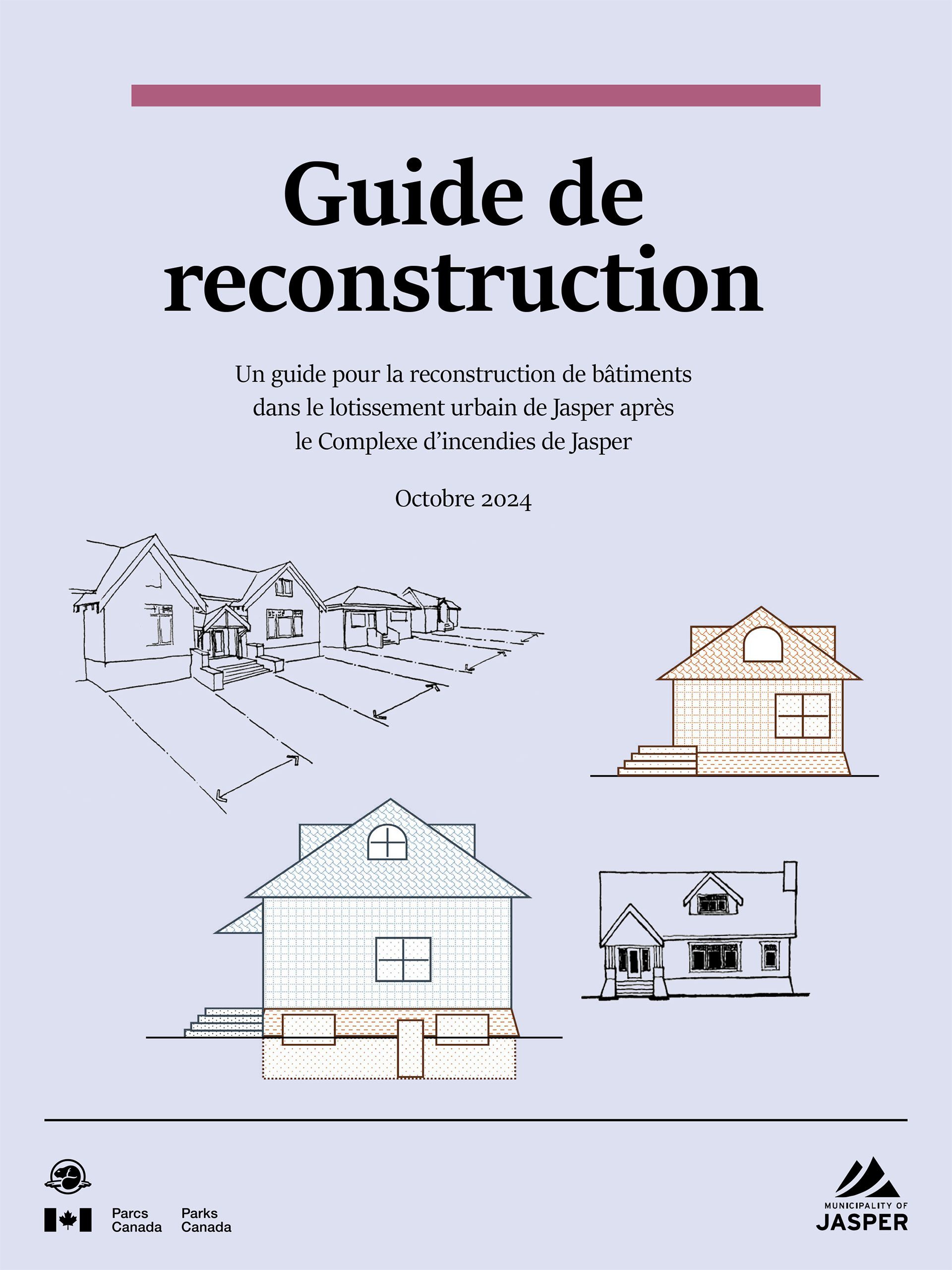 Couverture du guide de reconstruction, 2024