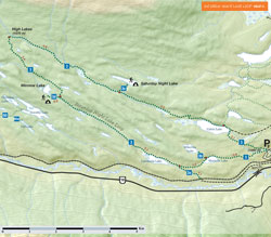 MAP C - Saturday Night Lake Loop