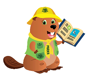 illustration of Parka, the Parks Canada mascot