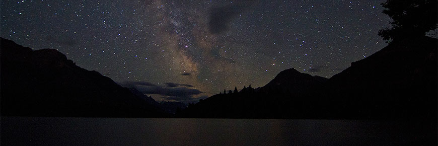 Look up! The night sky in Waterton is magical. 