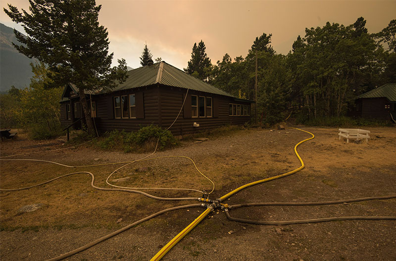 Kenow Fire preparing for a wildfire Waterton Lakes National Park