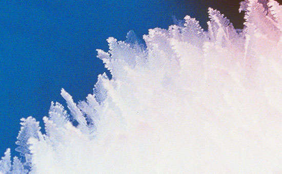 Ice crystals