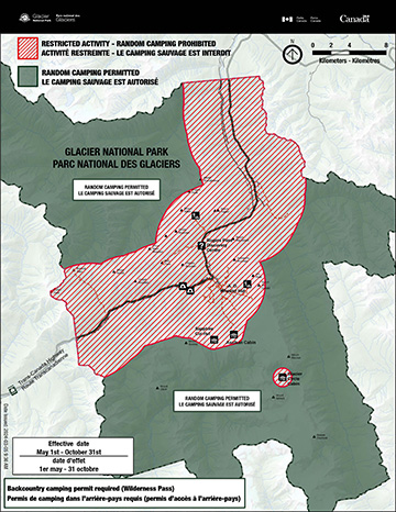 Summer random camping map